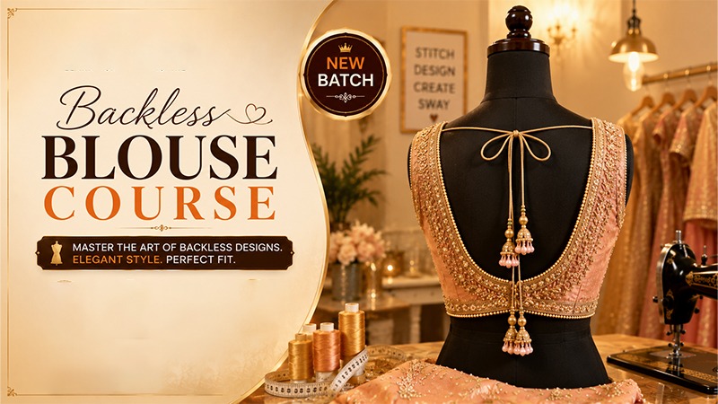 Backless Blouse Course Patna