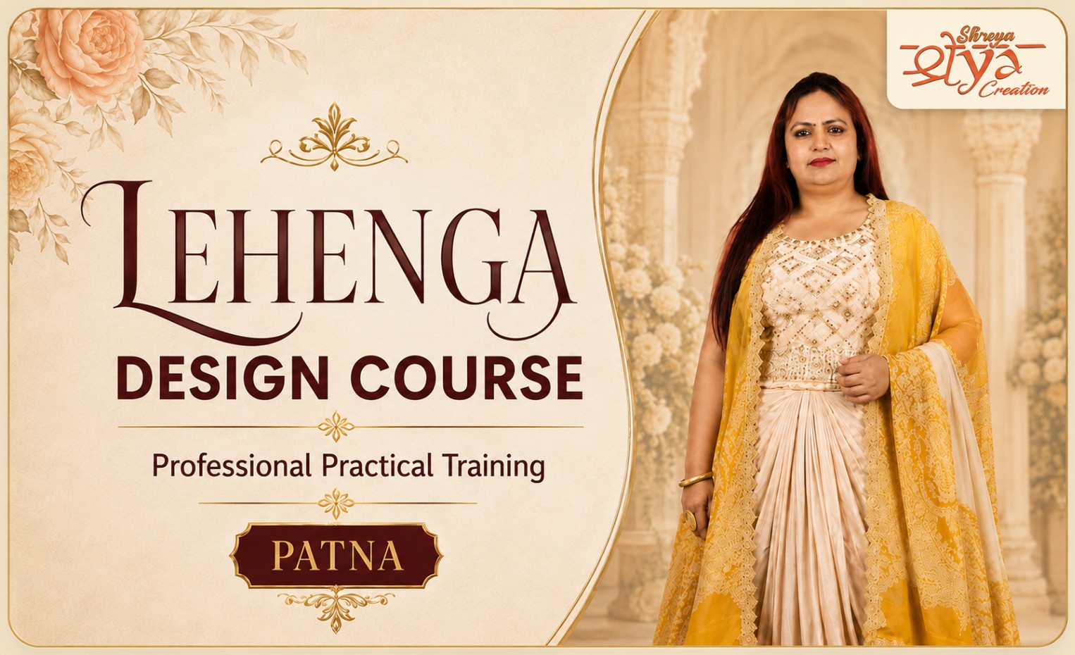 Professional Lehenga Design Course at Shreya Creation Institute Patna
